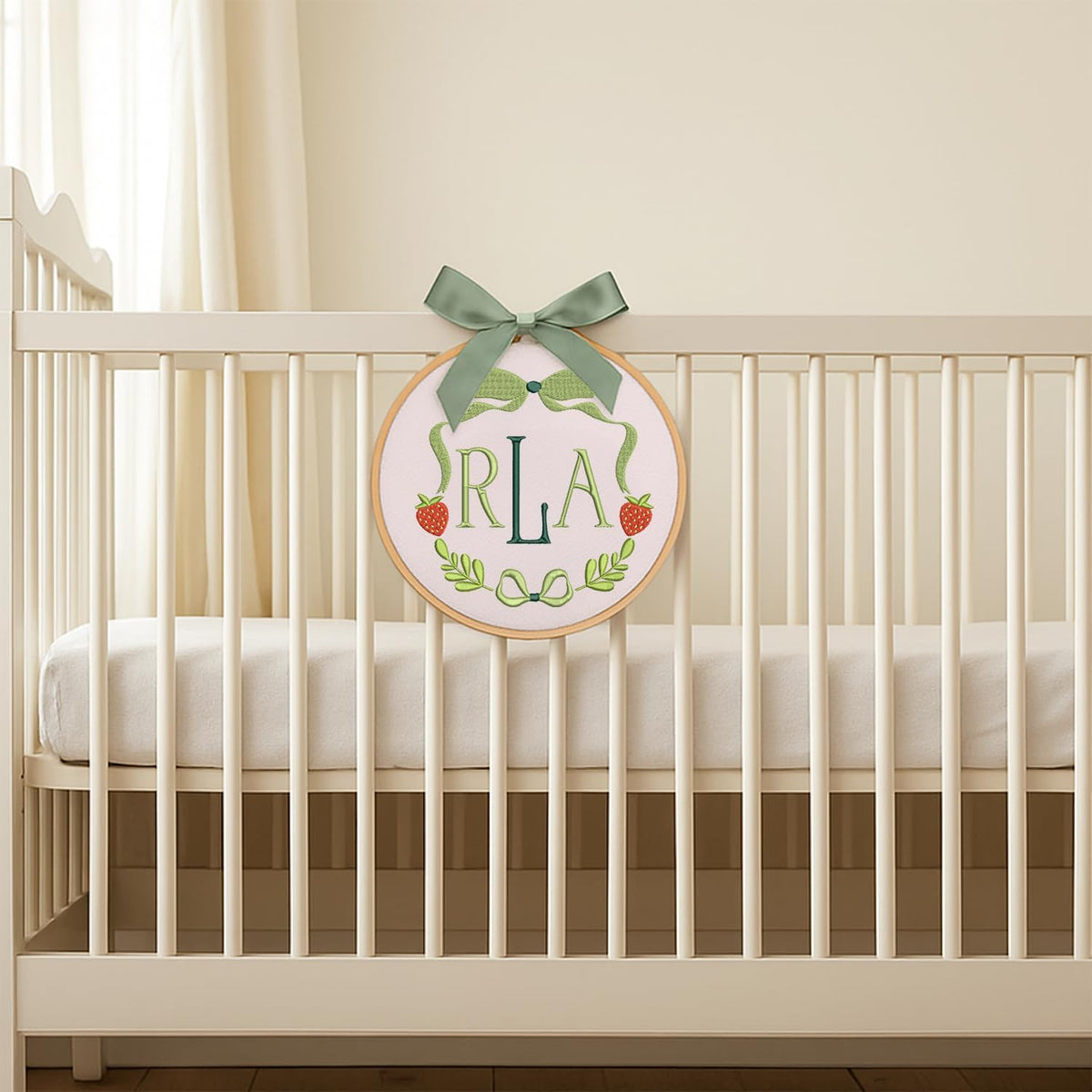Personalized Embroidered Baby Name Hoop — 1 — image 6