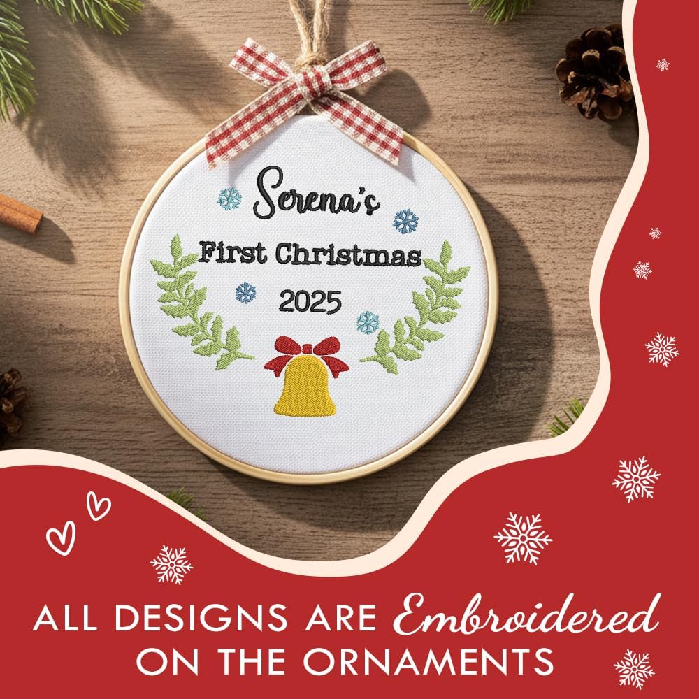 Personalized Baby's First Christmas Ornament — 2 — image 4
