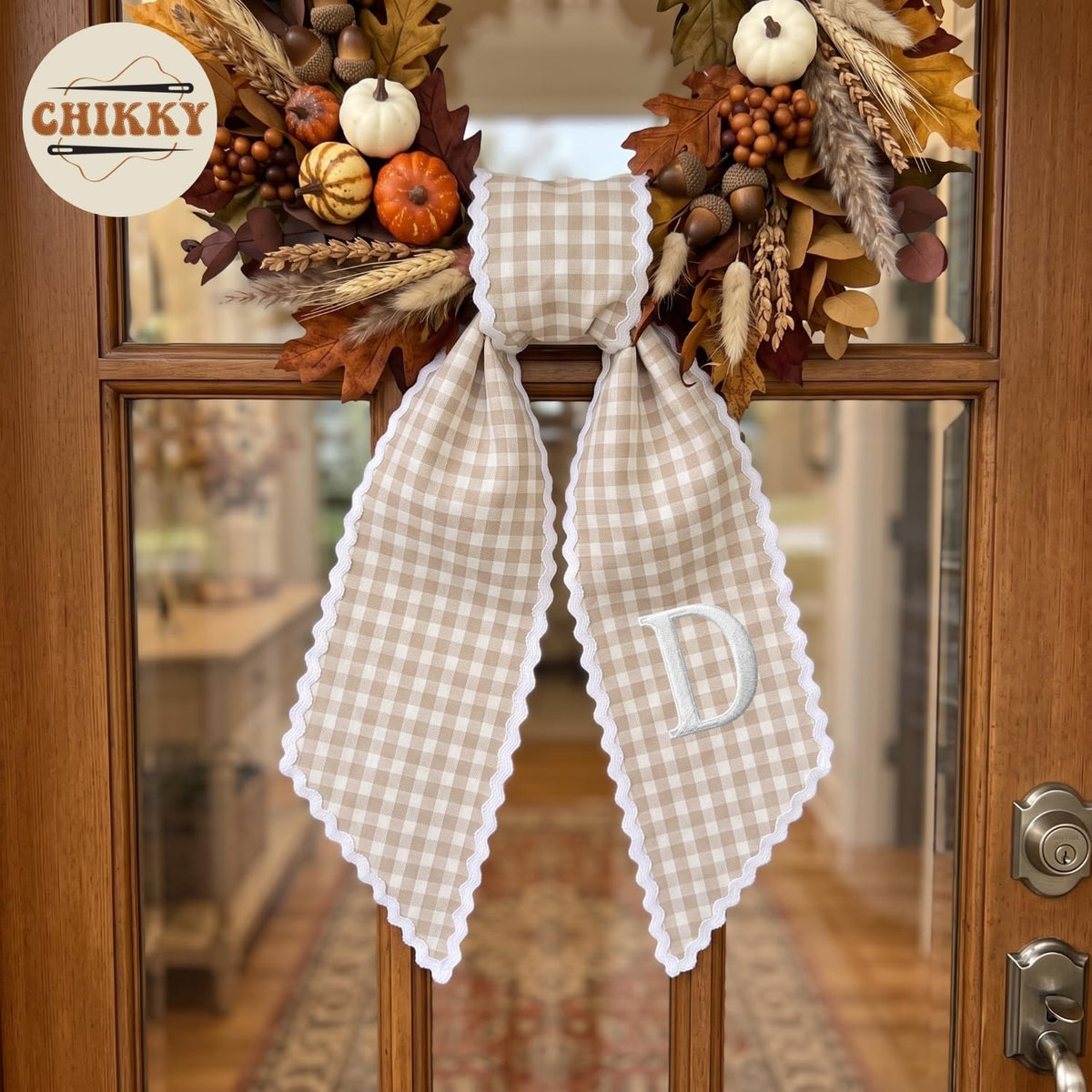 Autumn Personalized Wreath Sash — image 3