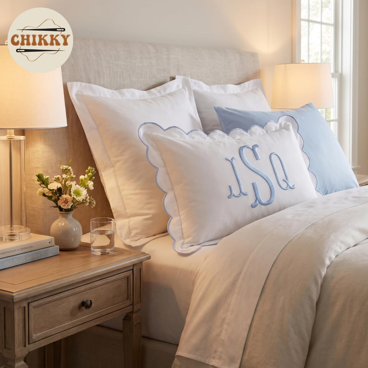 Personalized Embroidered Pillow Cover — 16 — image 4