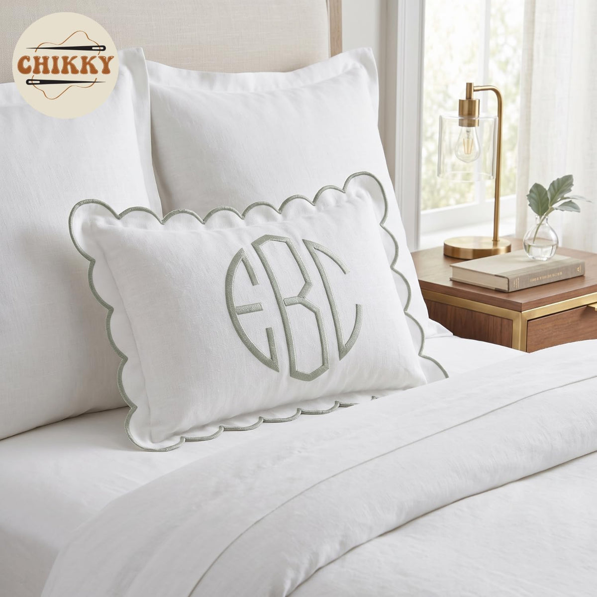 Personalized Embroidered Pillow Cover — image 4