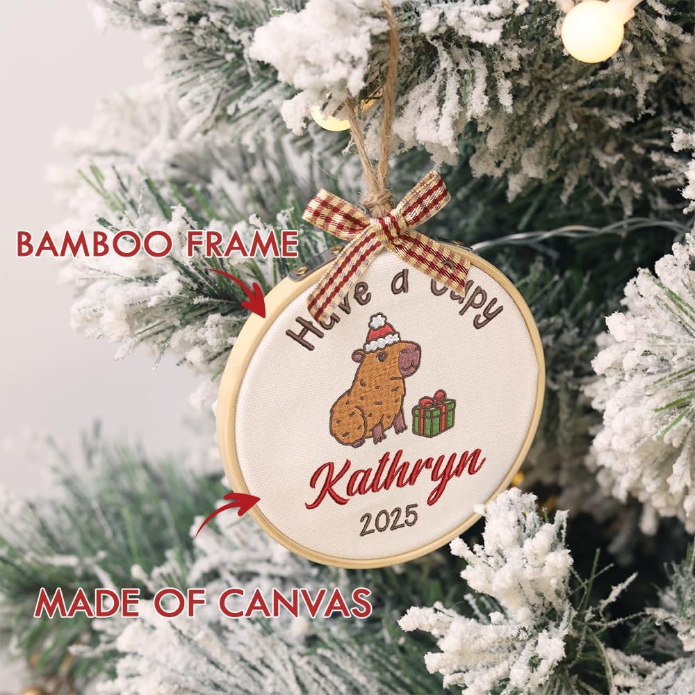 Personalized Baby's First Christmas Ornament — 10 — image 6
