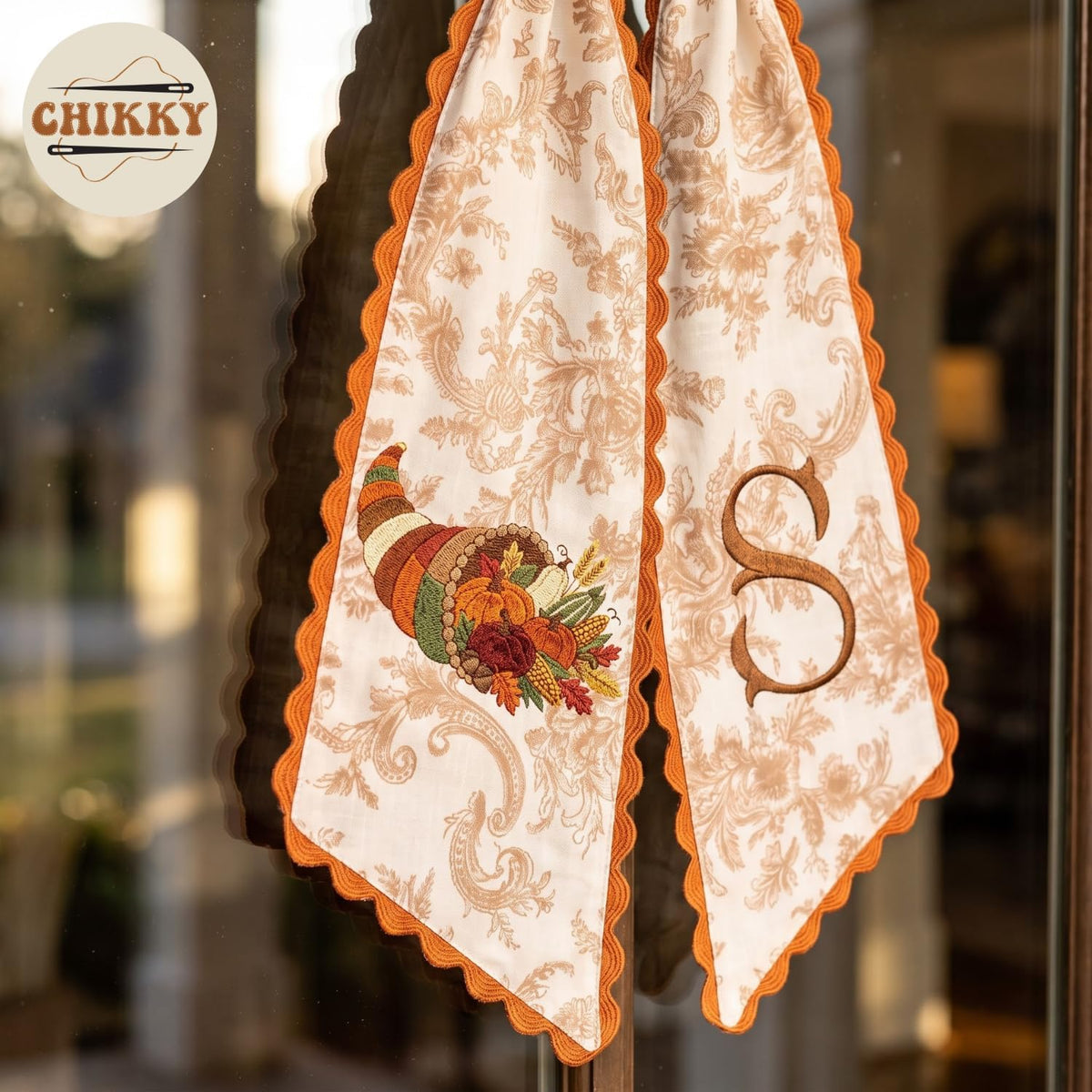 Autumn Personalized Wreath Sash — image 4