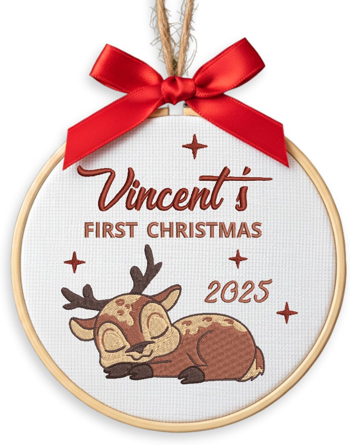 Personalized Baby's First Christmas Ornament — 6