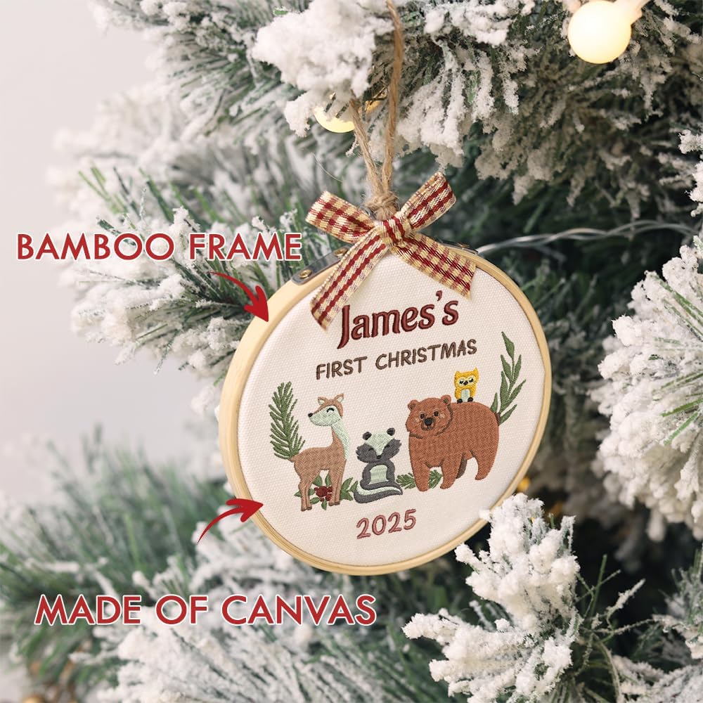 Personalized Baby Name Christmas Ornament — image 6