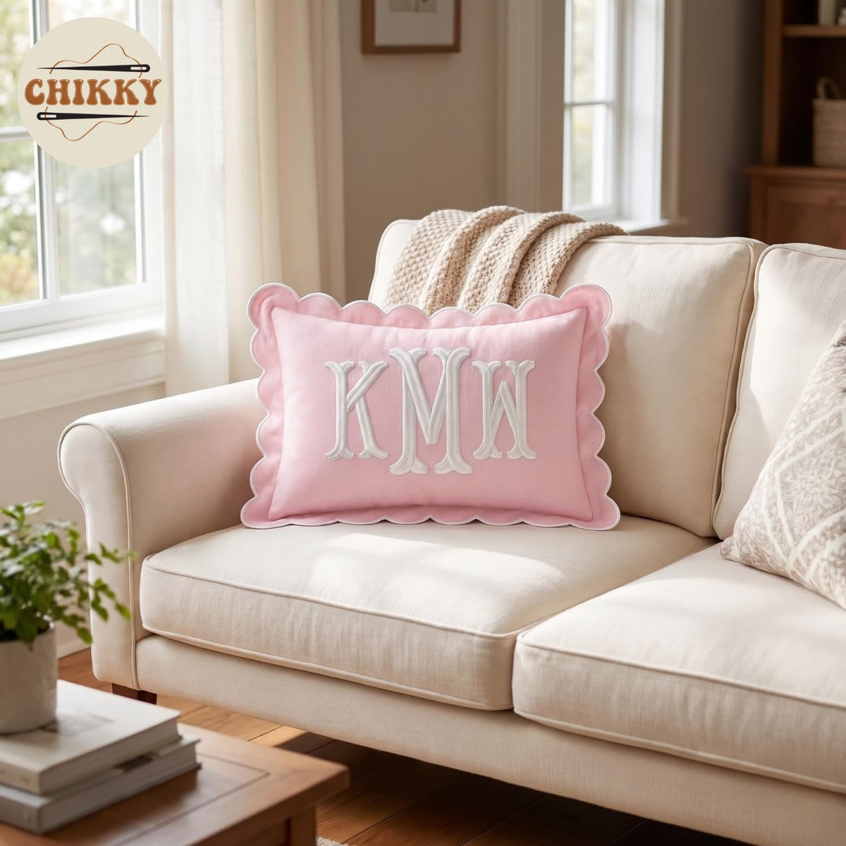 Personalized Embroidered Pillow Cover — image 3