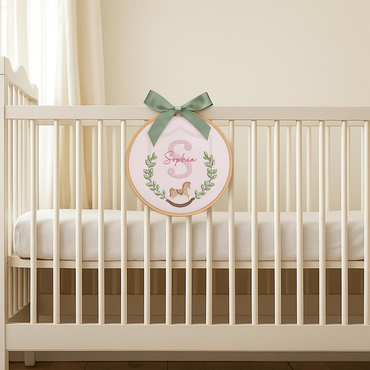 Personalized Embroidered Baby Name Hoop — 3 — image 6