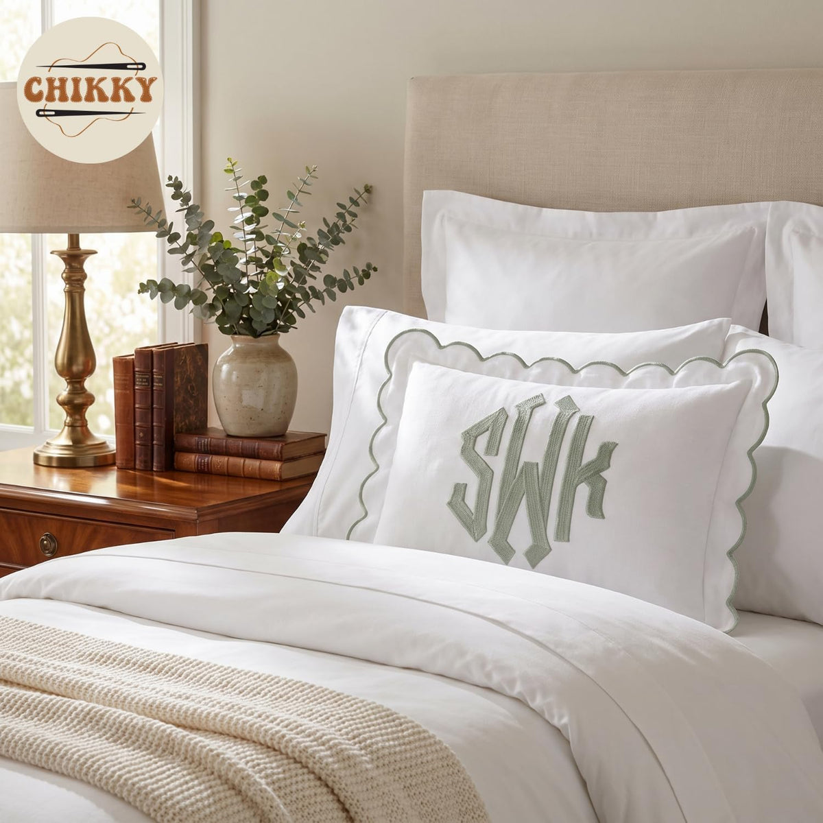 Personalized Embroidered Pillow Cover — 9 — image 4