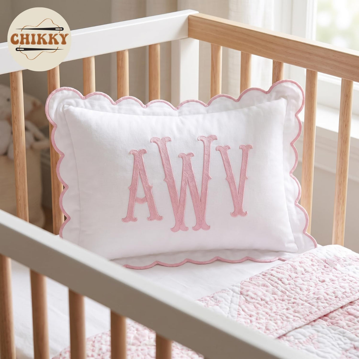 Personalized Embroidered Pillow Cover — image 2