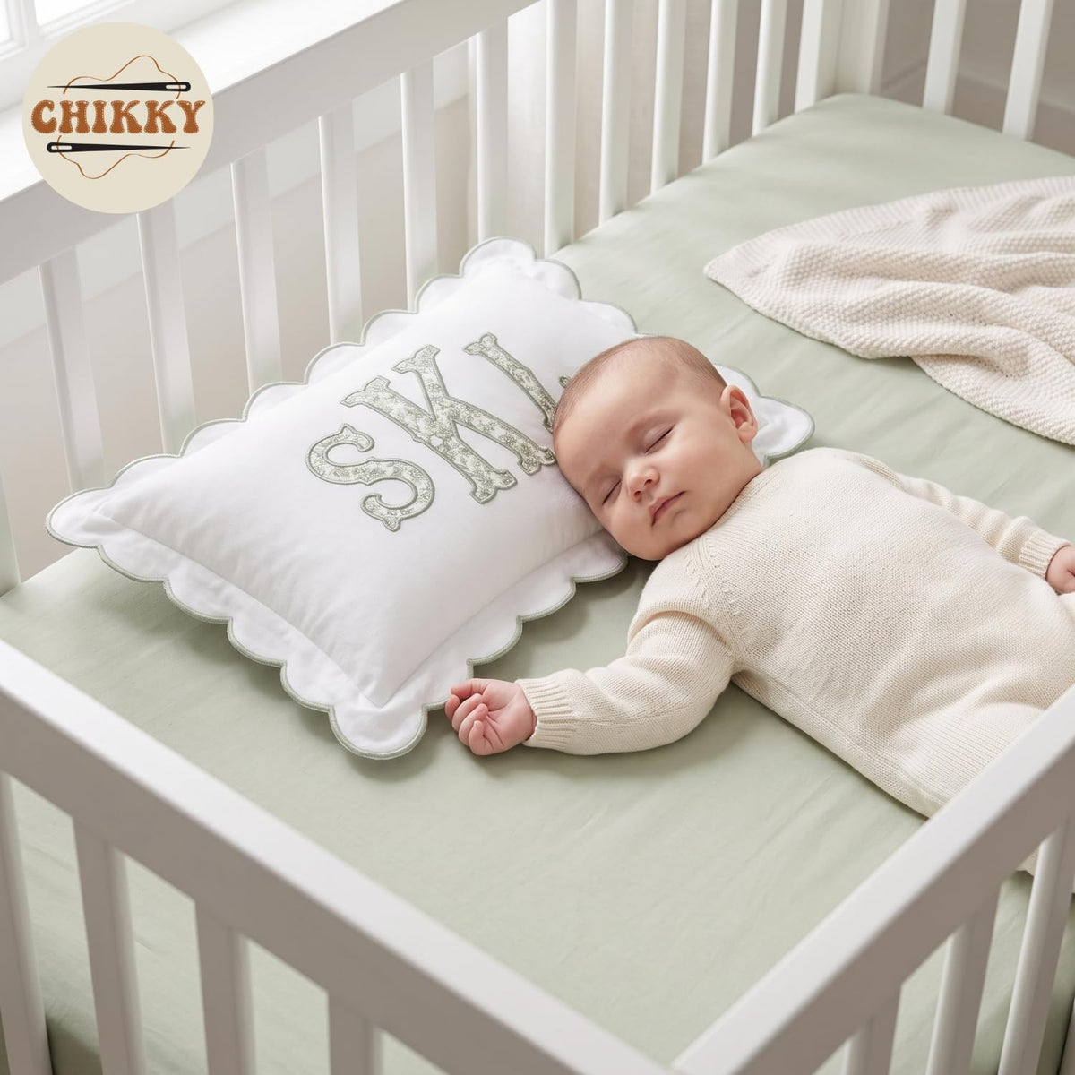 Personalized Embroidered Pillow Cover — image 4
