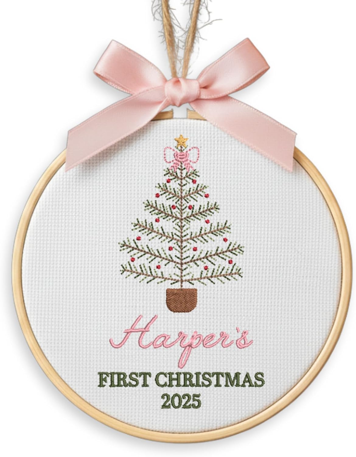 Personalized Baby's First Christmas Ornament — 5