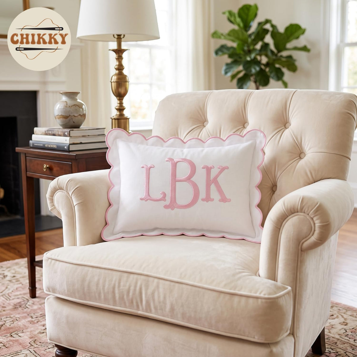 Personalized Embroidered Pillow Cover — image 5