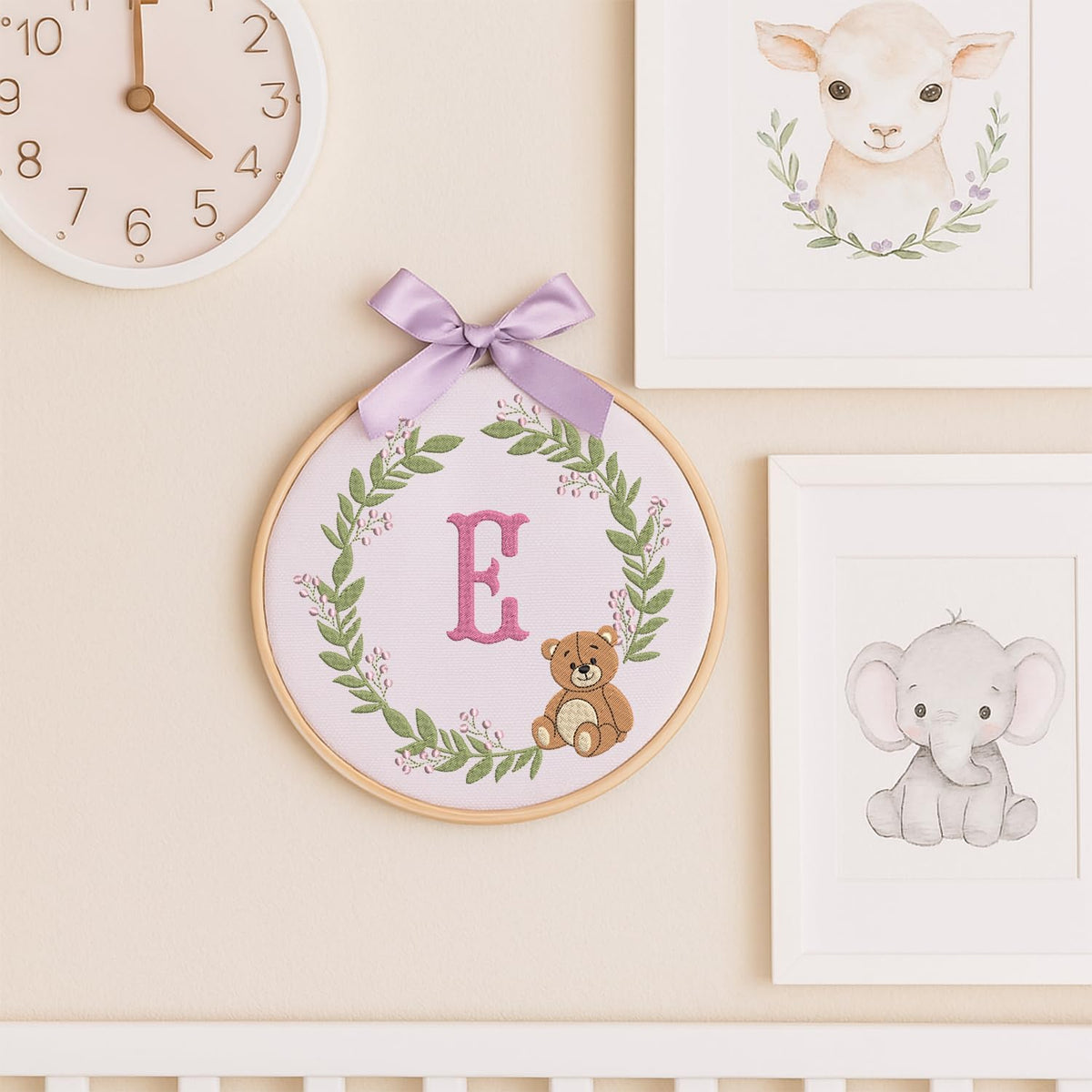 Personalized Embroidered Baby Name Hoop — 10 — image 7