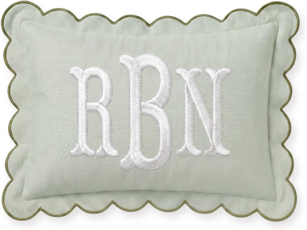 Personalized Embroidered Pillow Cover