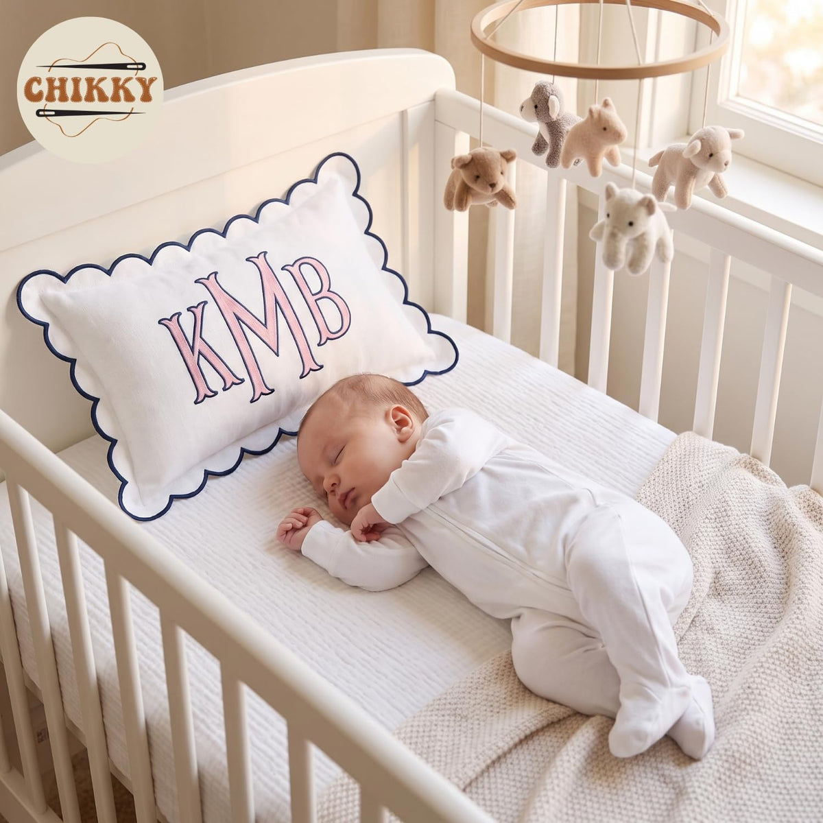 Personalized Embroidered Pillow Cover — image 3