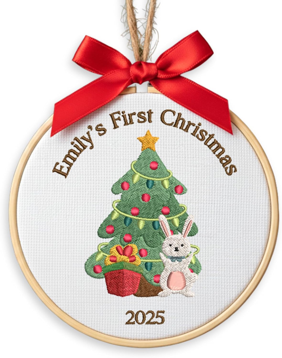 Personalized Baby's First Christmas Ornament — 4