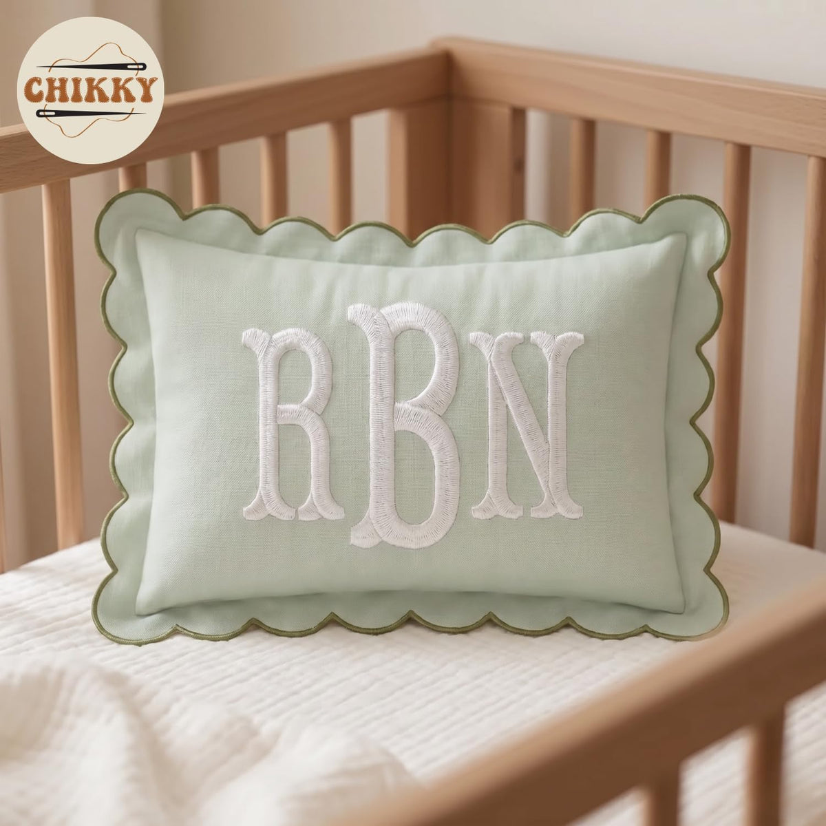 Personalized Embroidered Pillow Cover — image 3