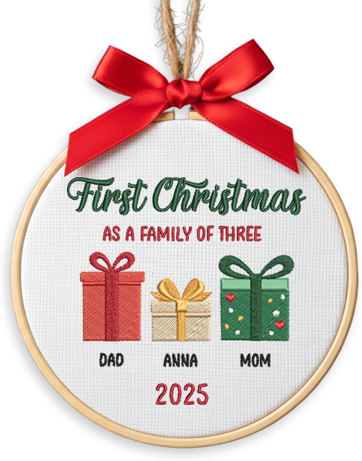 Personalized Baby's First Christmas Ornament — 10