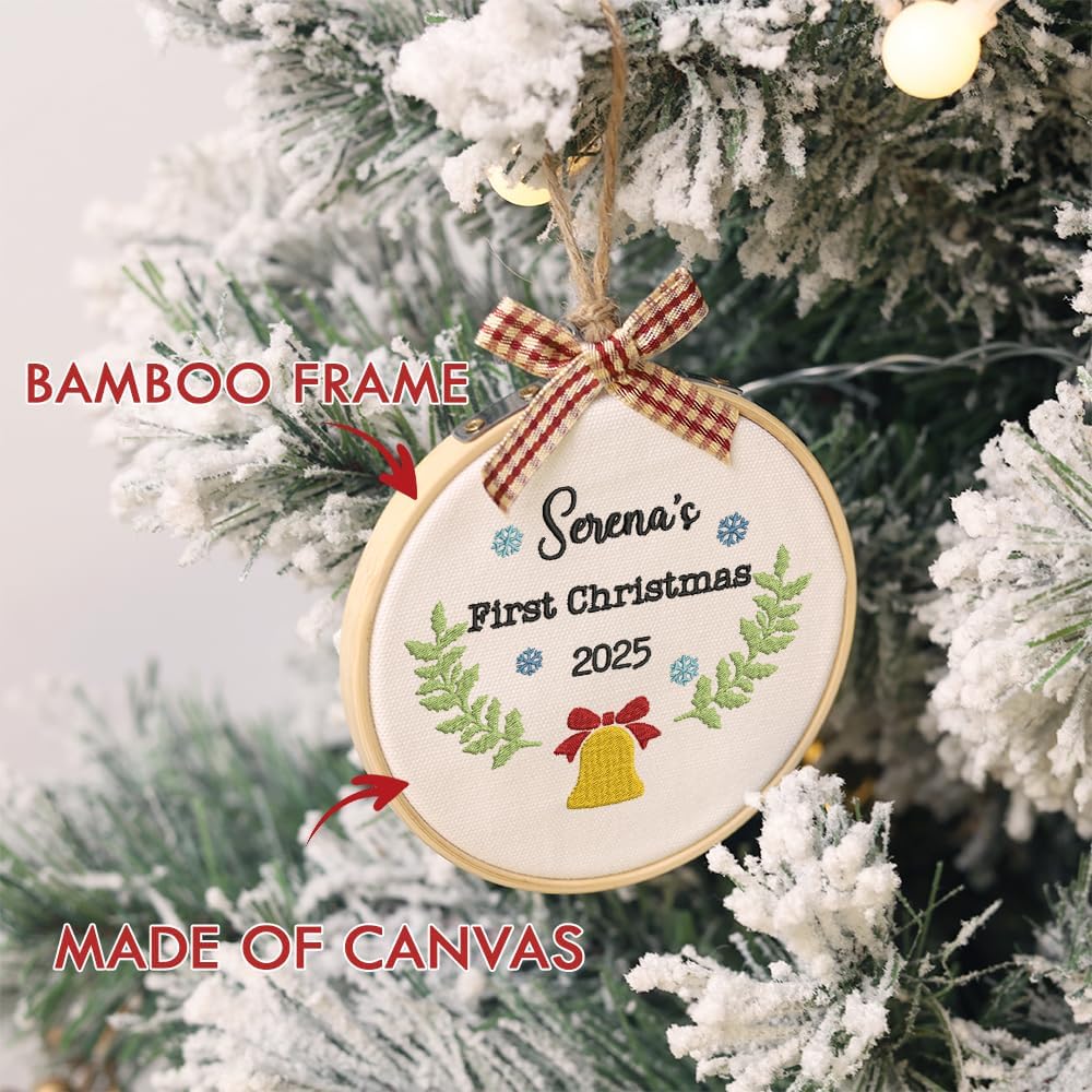 Personalized Baby's First Christmas Ornament — 2 — image 6