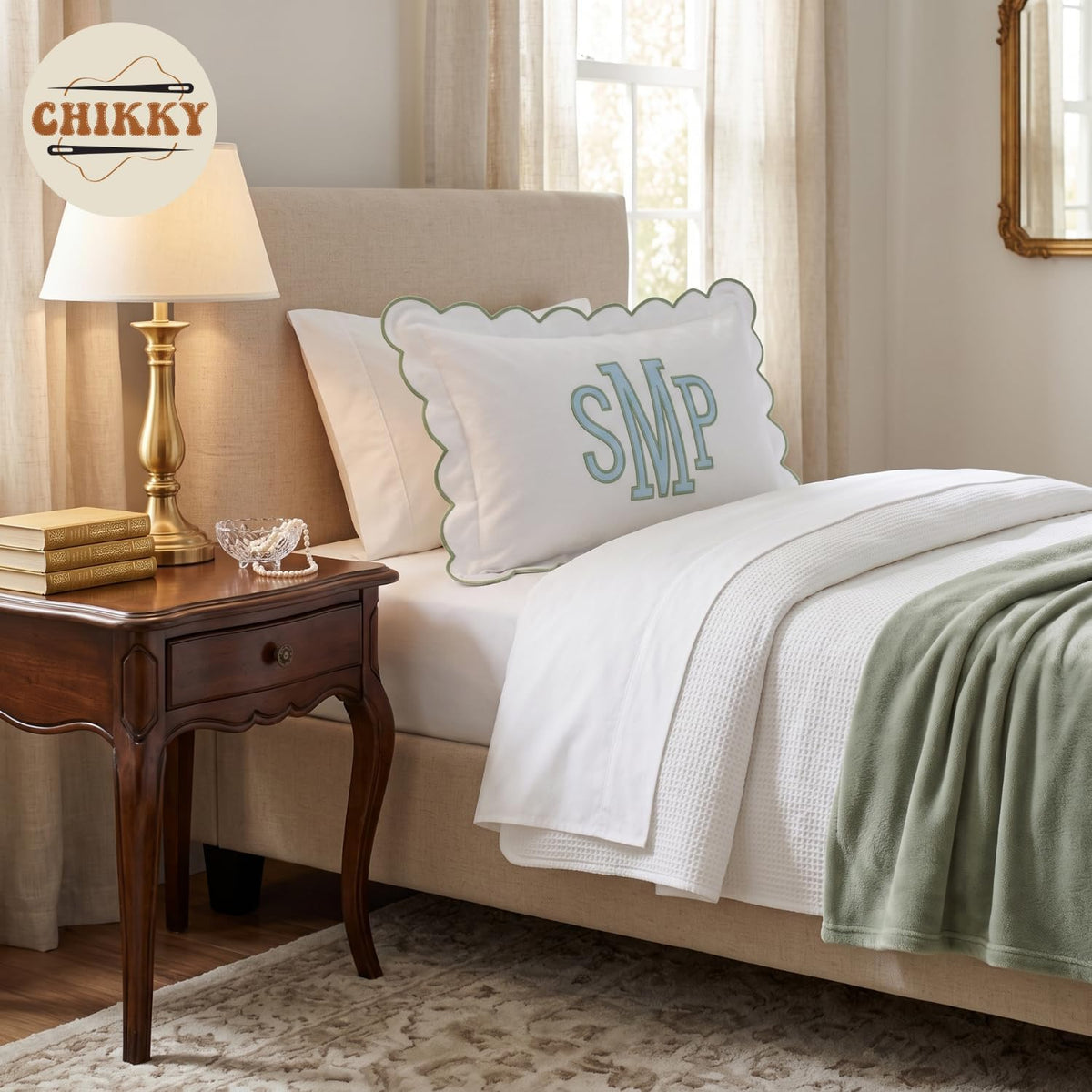 Personalized Embroidered Pillow Cover — image 4