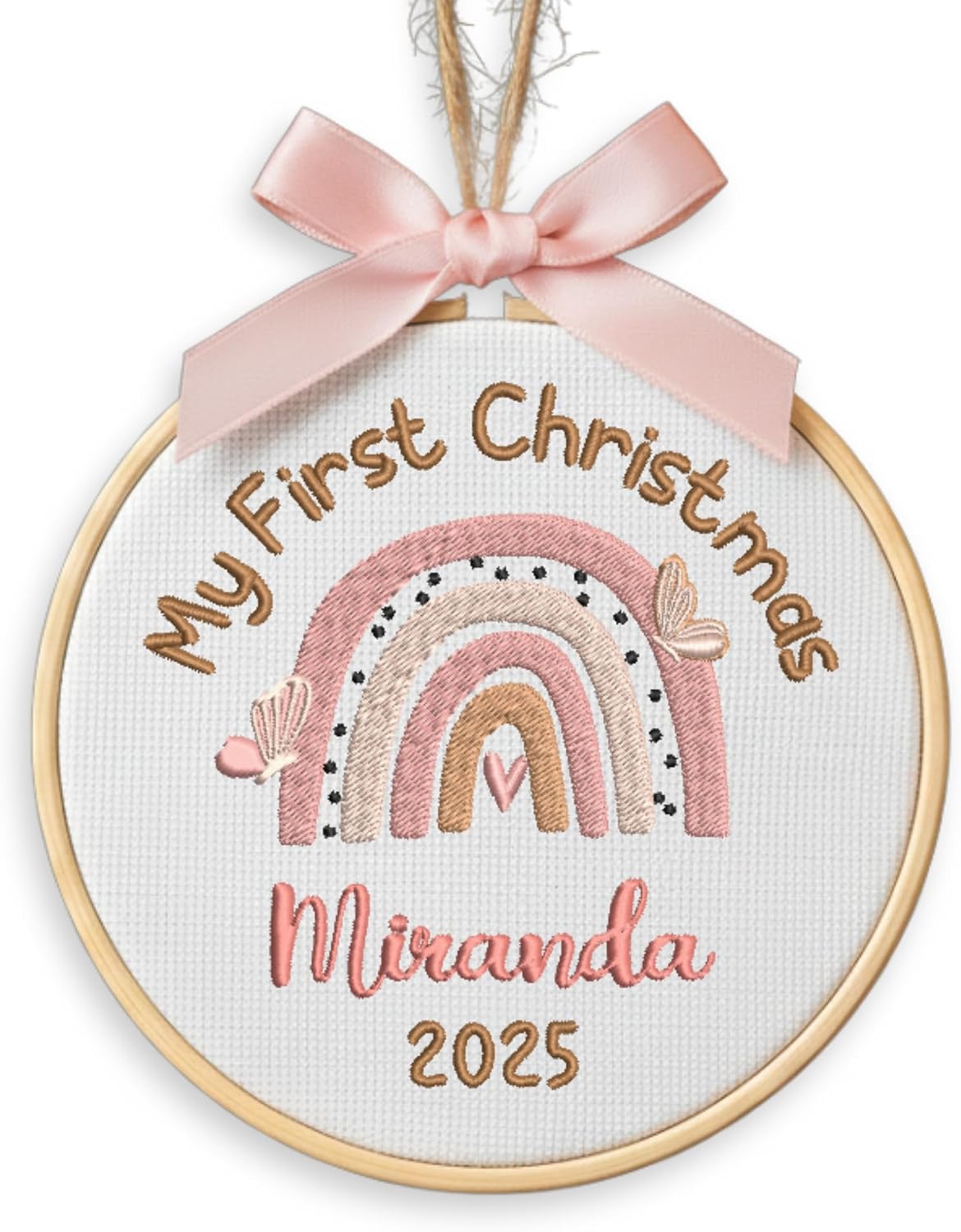 Personalized Baby's First Christmas Ornament — 9