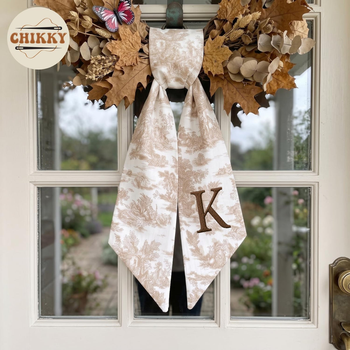 Autumn Personalized Wreath Sash — image 5