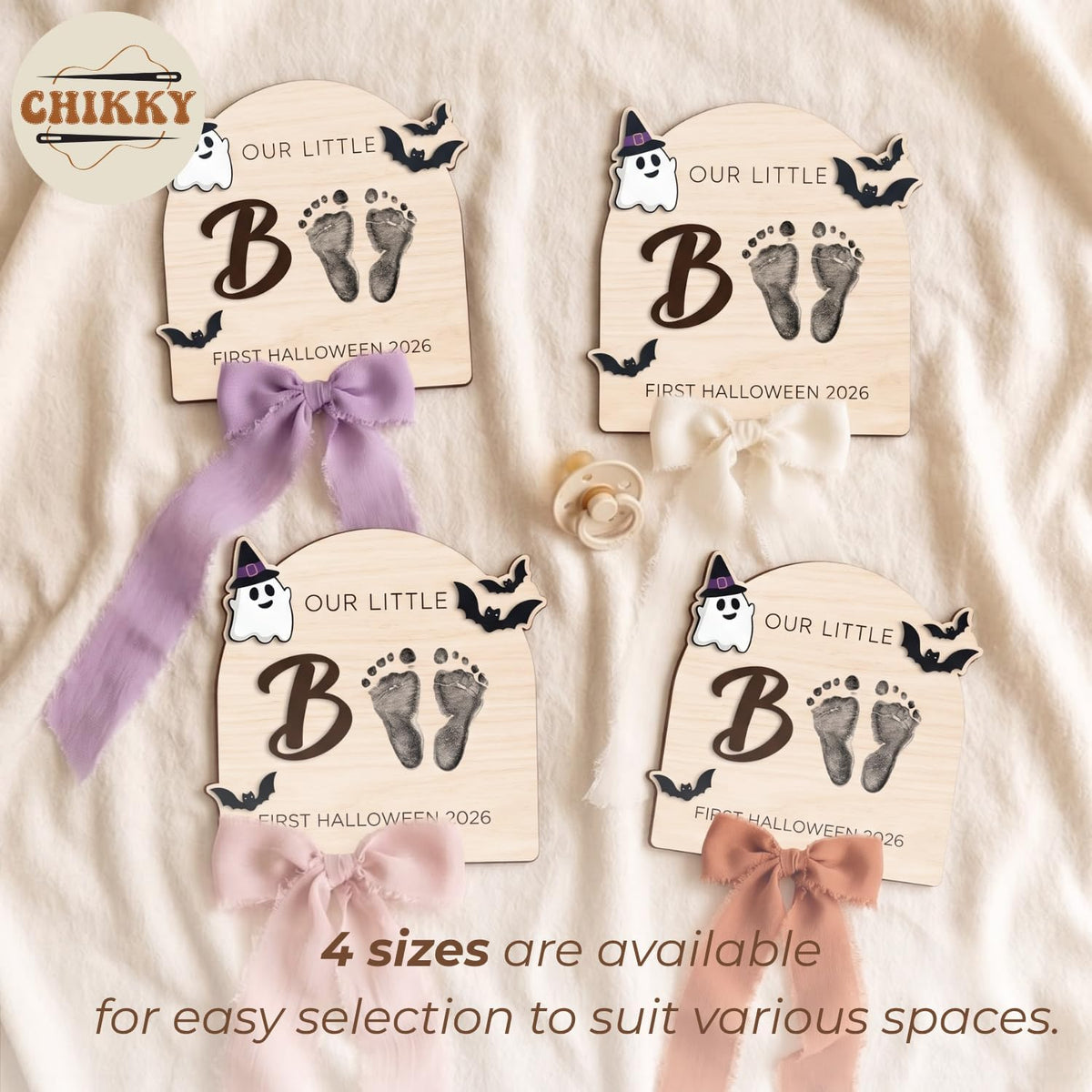 Personalized Wooden Birth Announcement Sign — image 6
