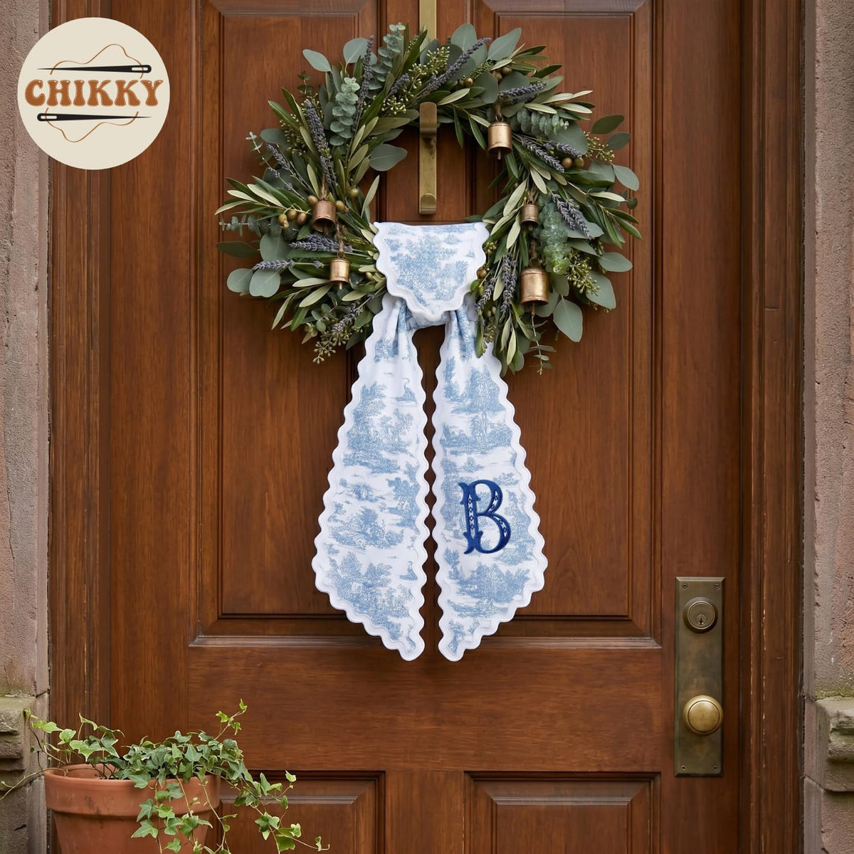 Christmas Personalized Wreath Sash — image 5
