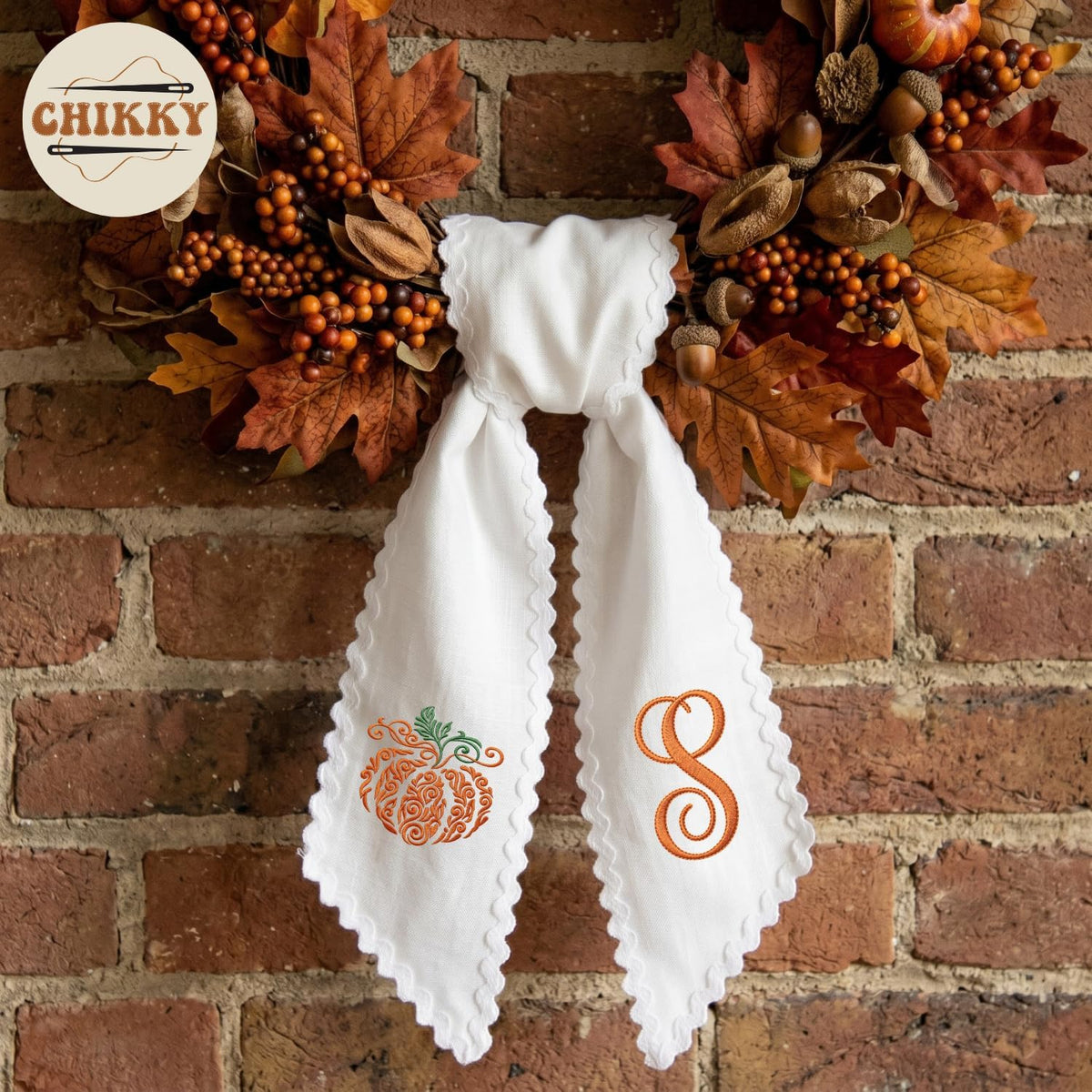 Christmas Personalized Wreath Sash — 20 — image 2