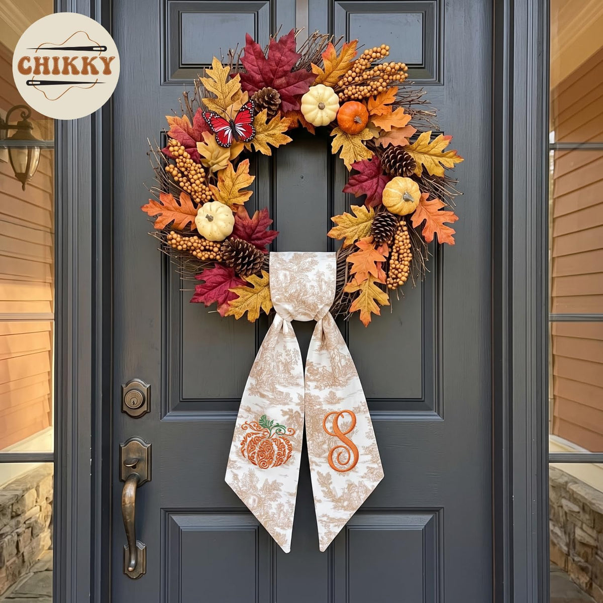 Christmas Personalized Wreath Sash — 20 — image 5