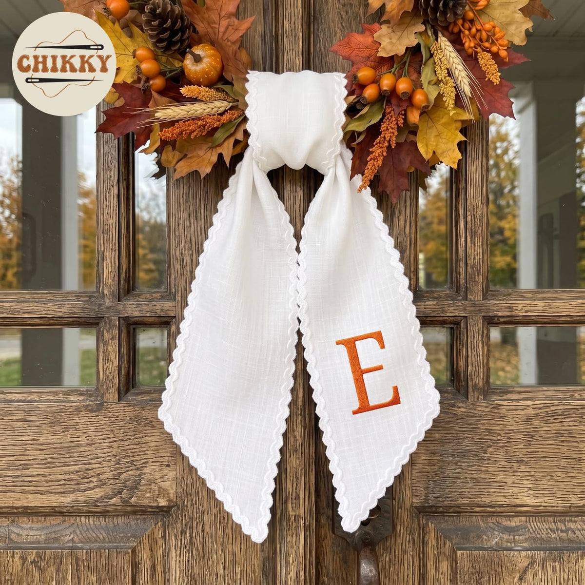 Halloween Personalized Wreath Sash — image 3