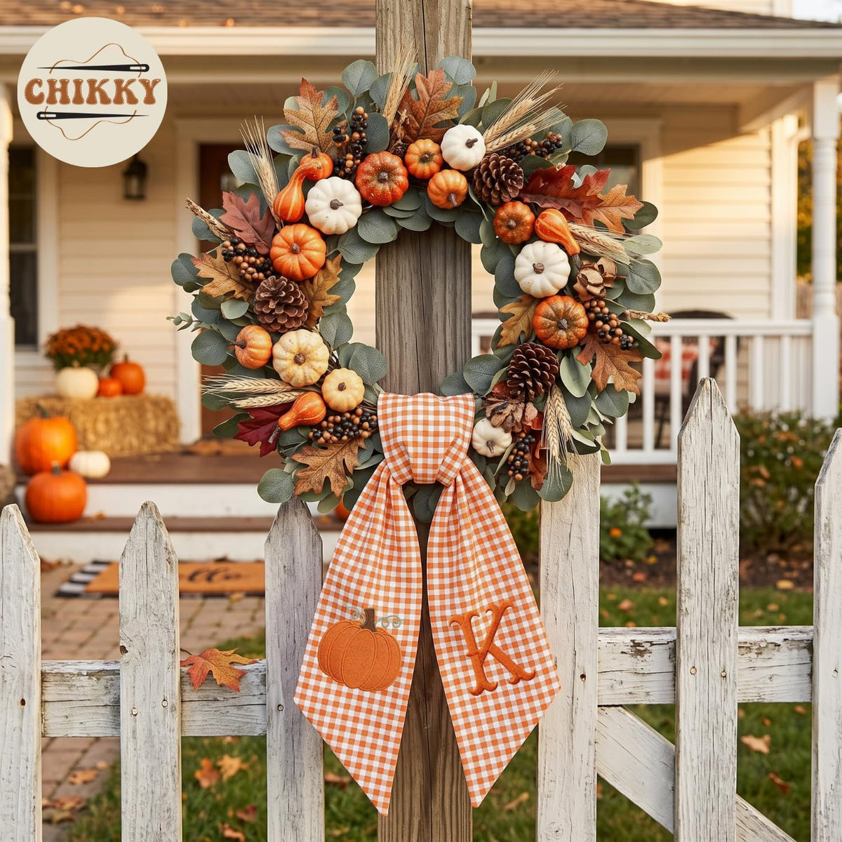 Autumn Personalized Wreath Sash — image 5