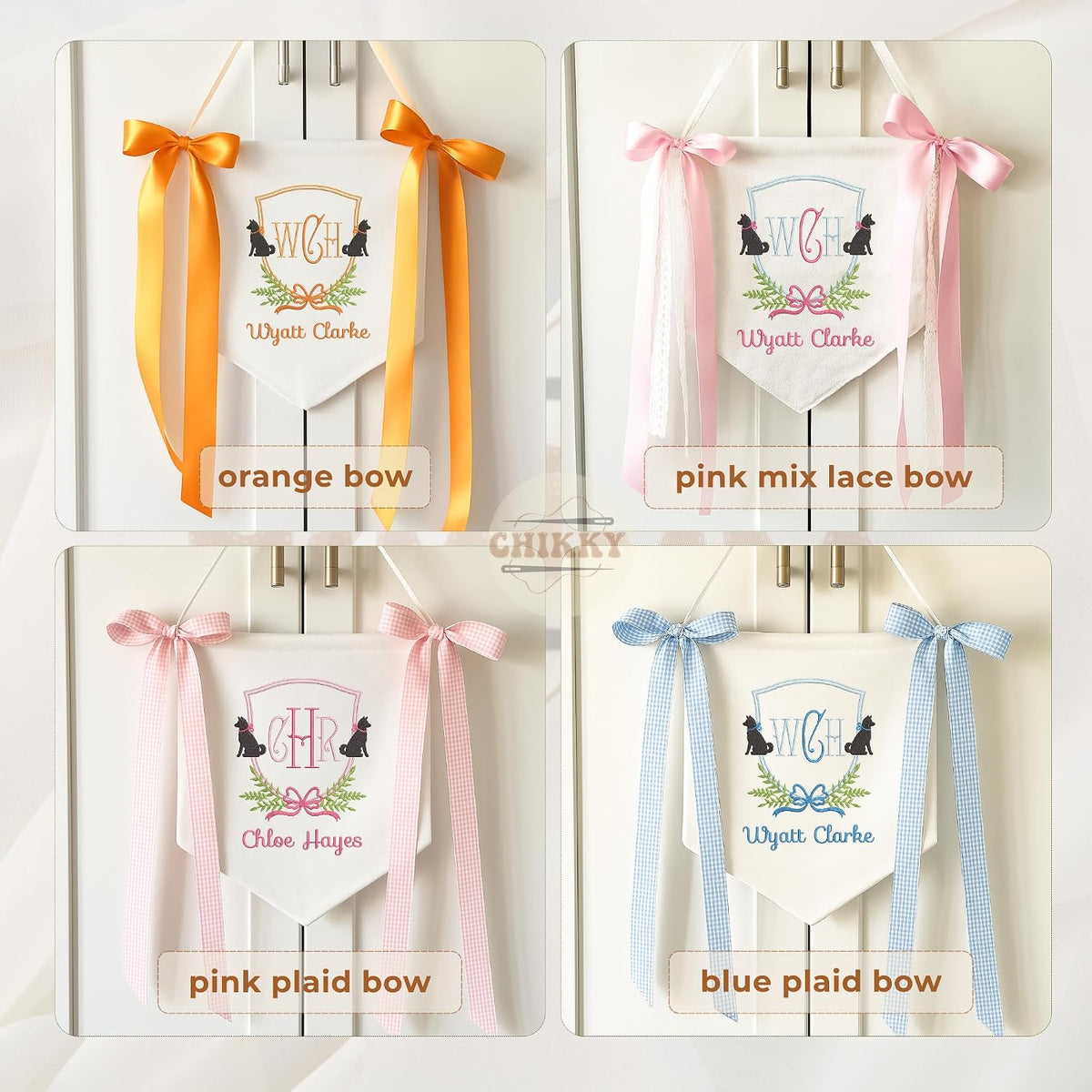 Personalized Embroidered Baby Name Banner — 12 — image 7