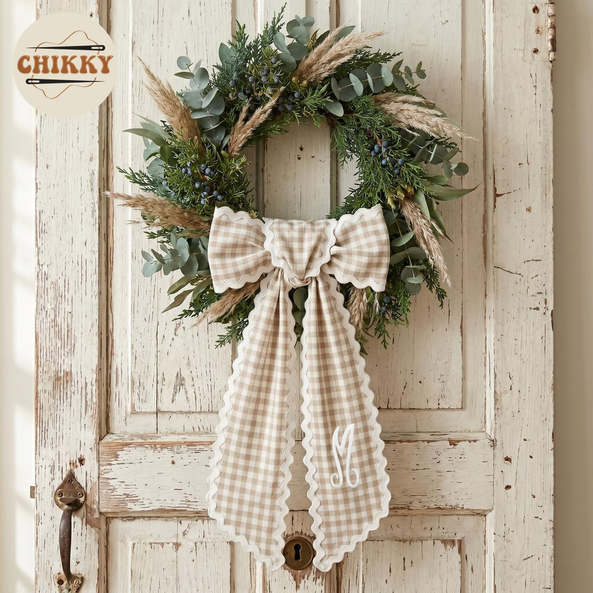 Christmas Personalized Wreath Sash — image 6