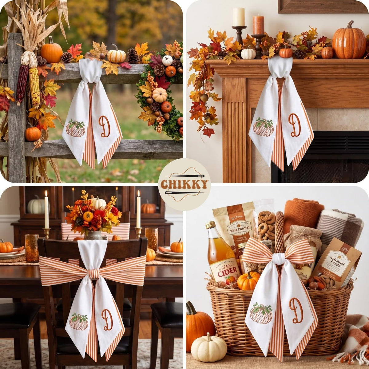 Halloween Personalized Wreath Sash — image 5
