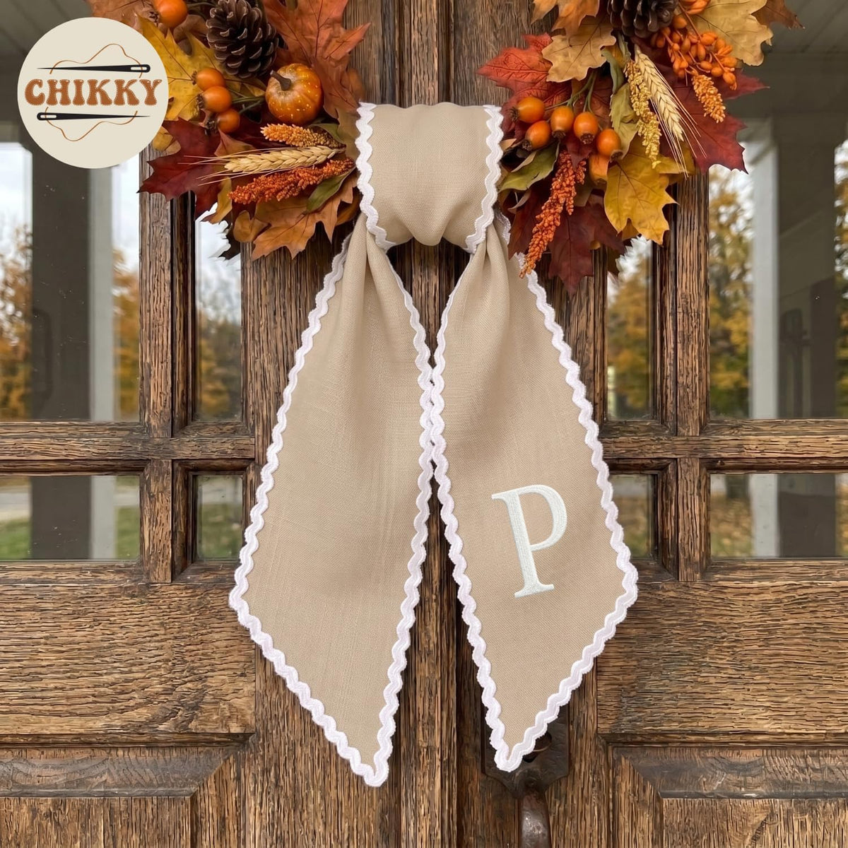 Autumn Personalized Wreath Sash — image 6