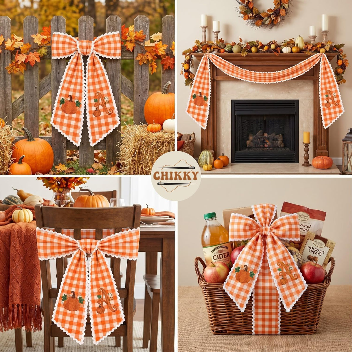 Halloween Personalized Wreath Sash — image 6