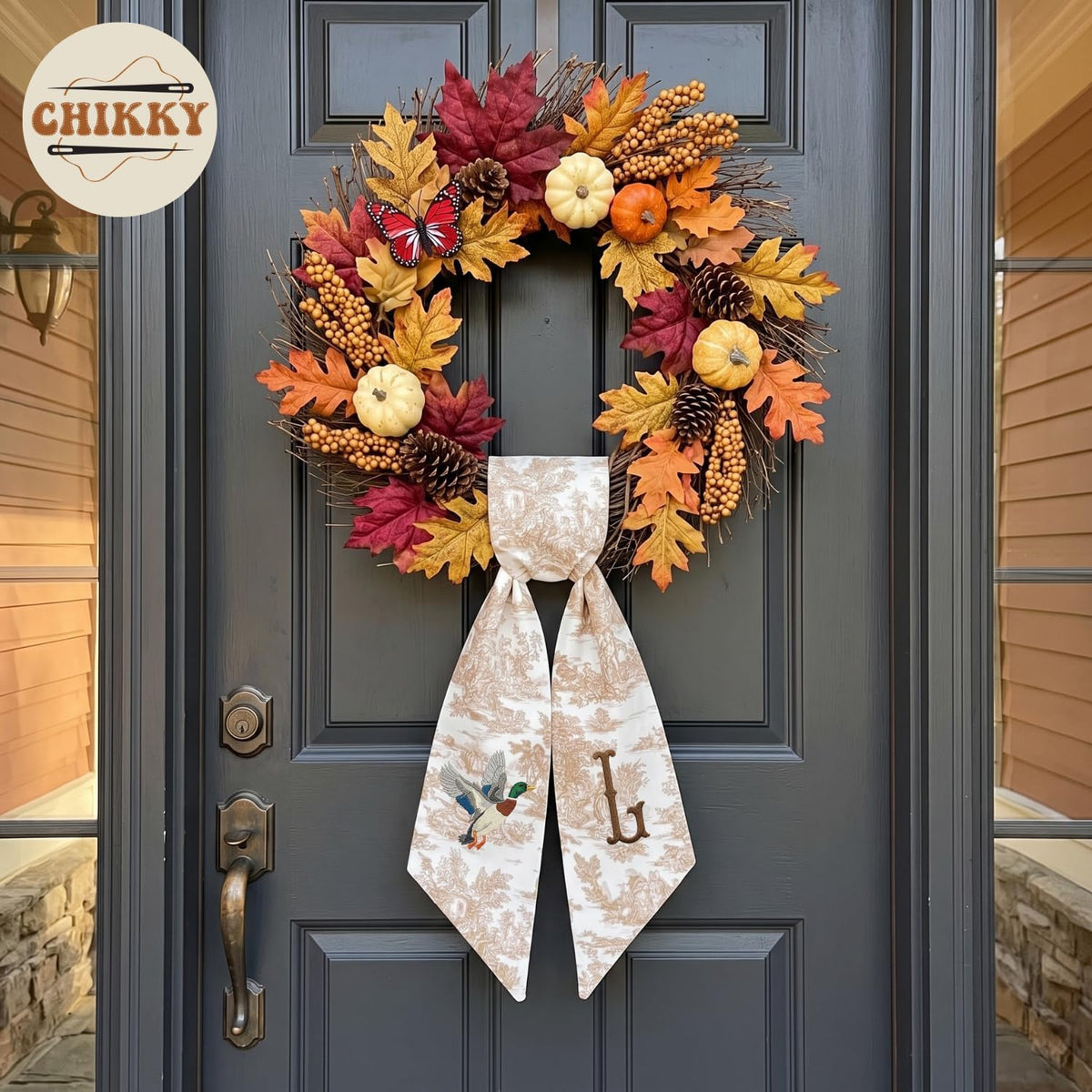 Christmas Personalized Wreath Sash — 27 — image 5