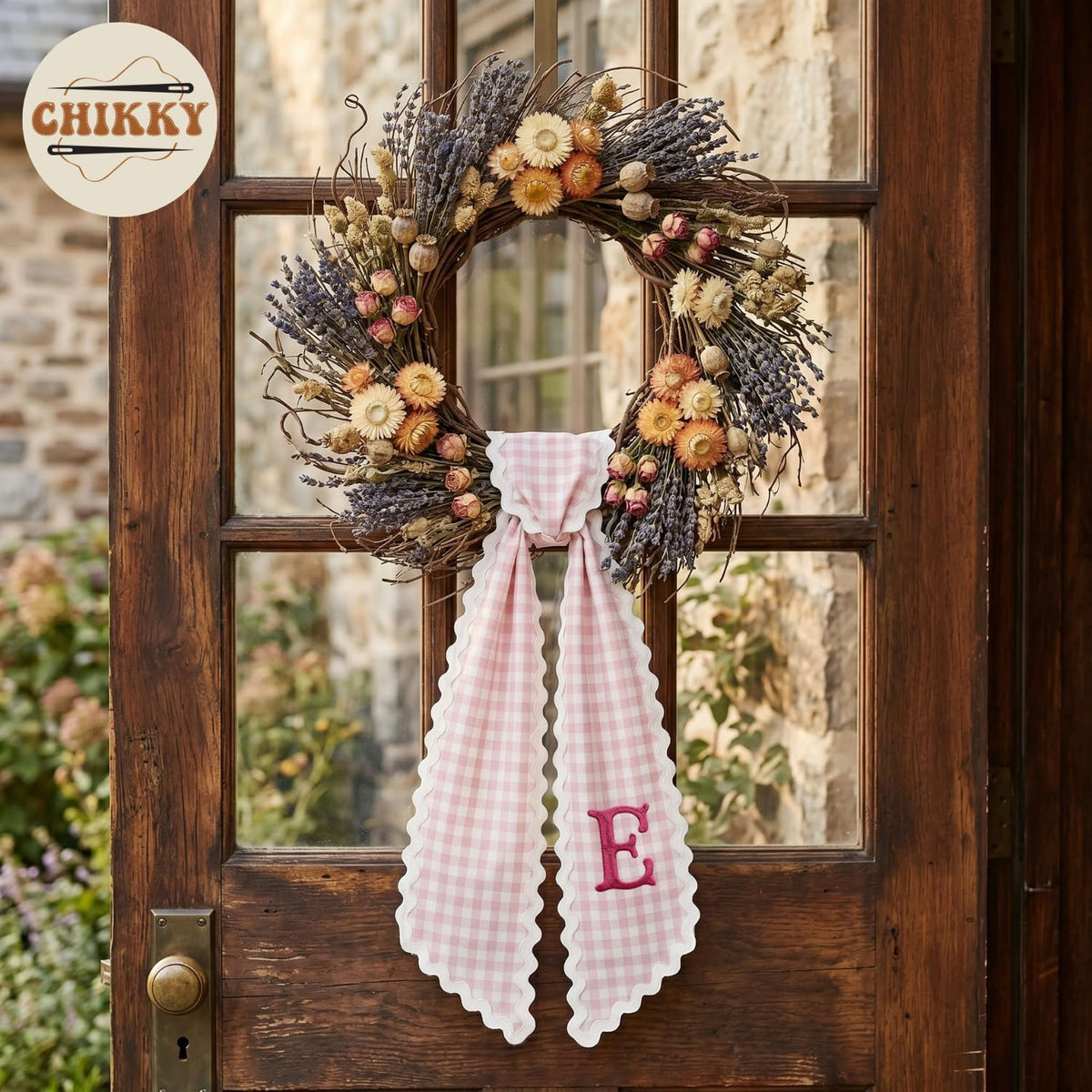 Christmas Personalized Wreath Sash — image 5