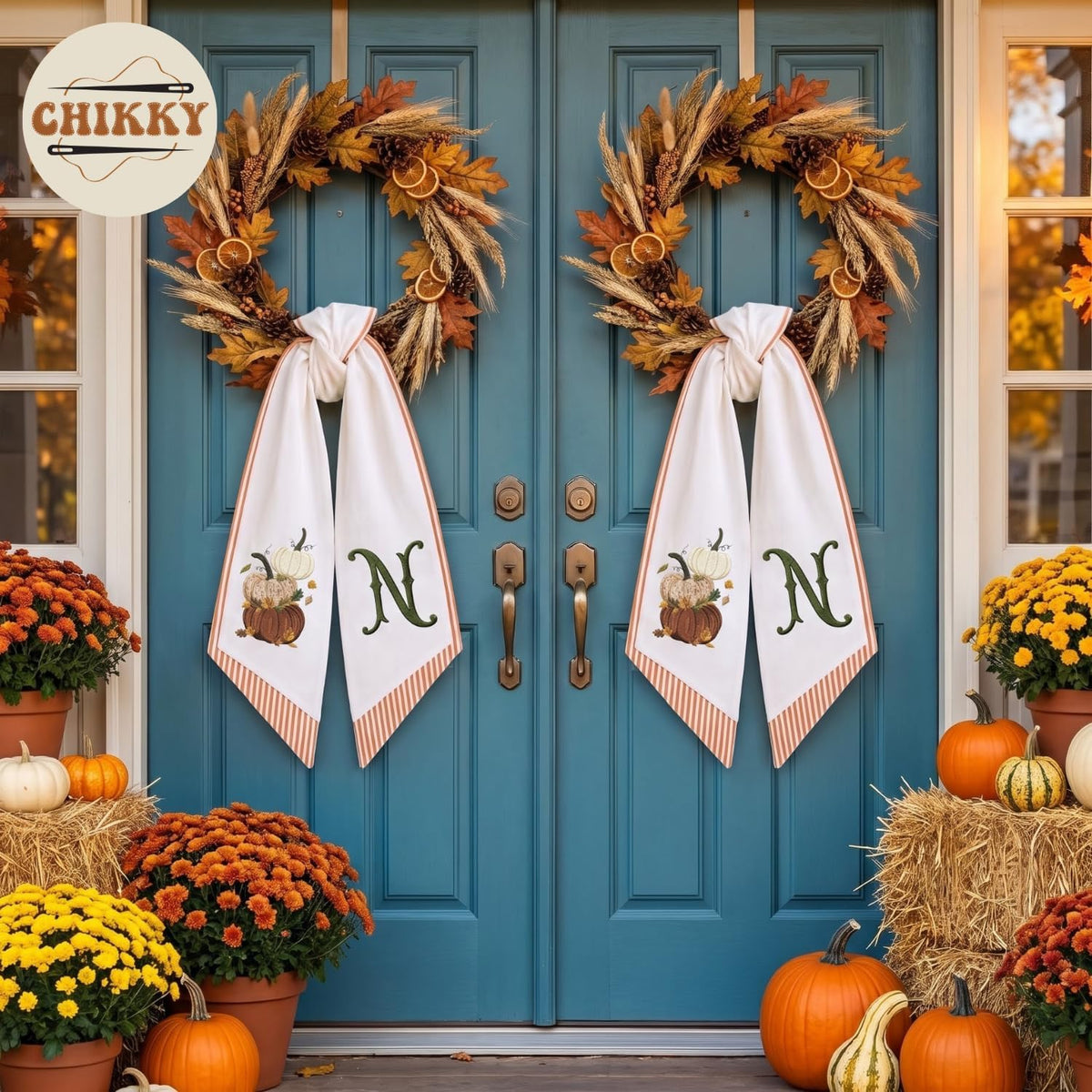 Autumn Personalized Wreath Sash — image 4