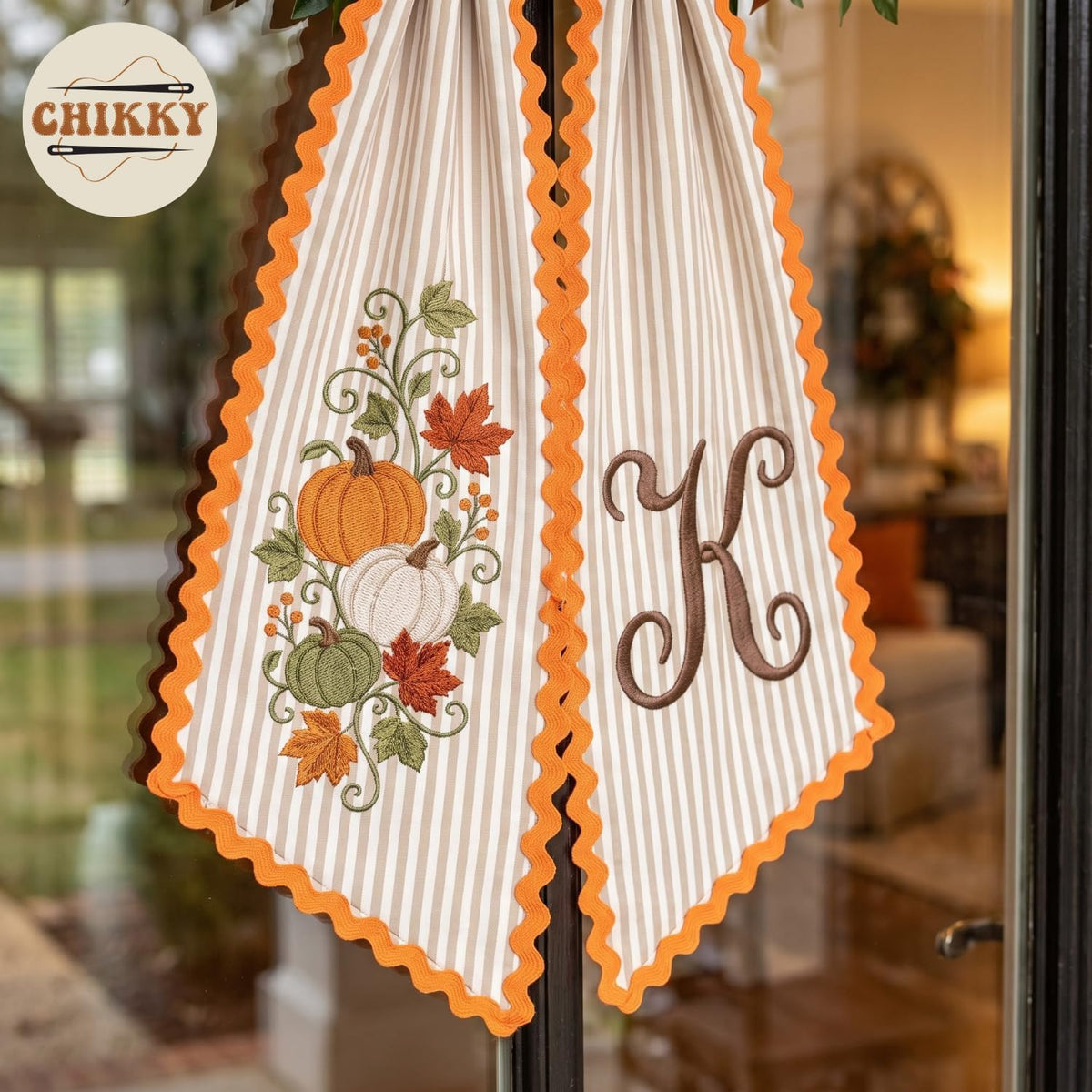 Halloween Personalized Wreath Sash — image 4