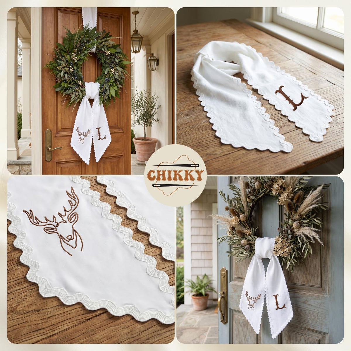 Autumn Personalized Wreath Sash — image 6