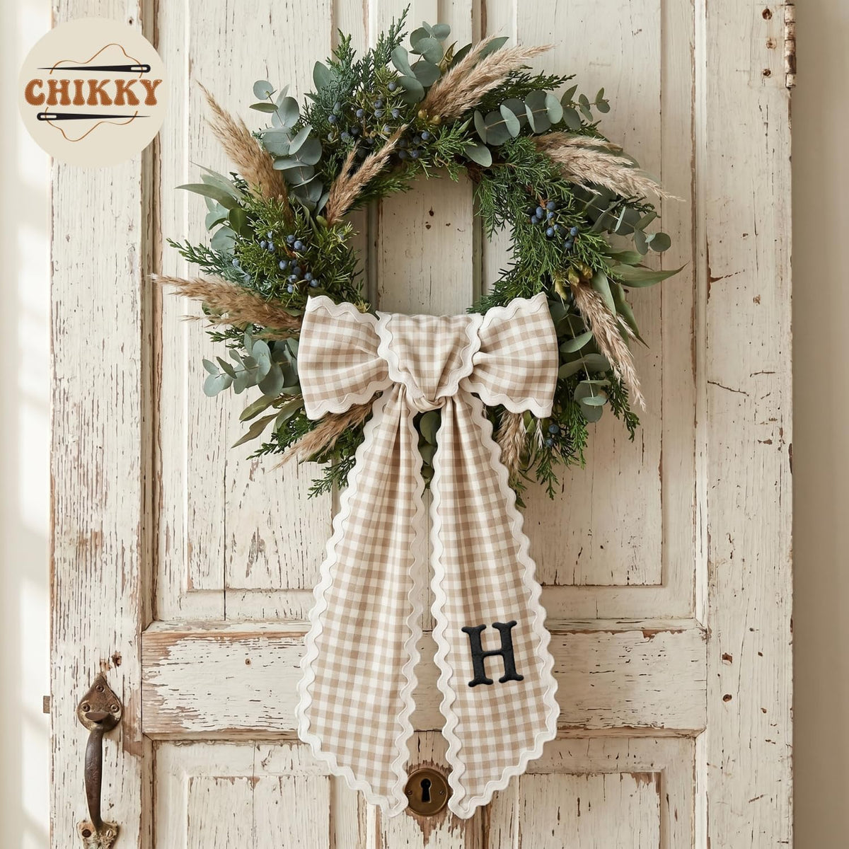 Christmas Personalized Wreath Sash — image 6