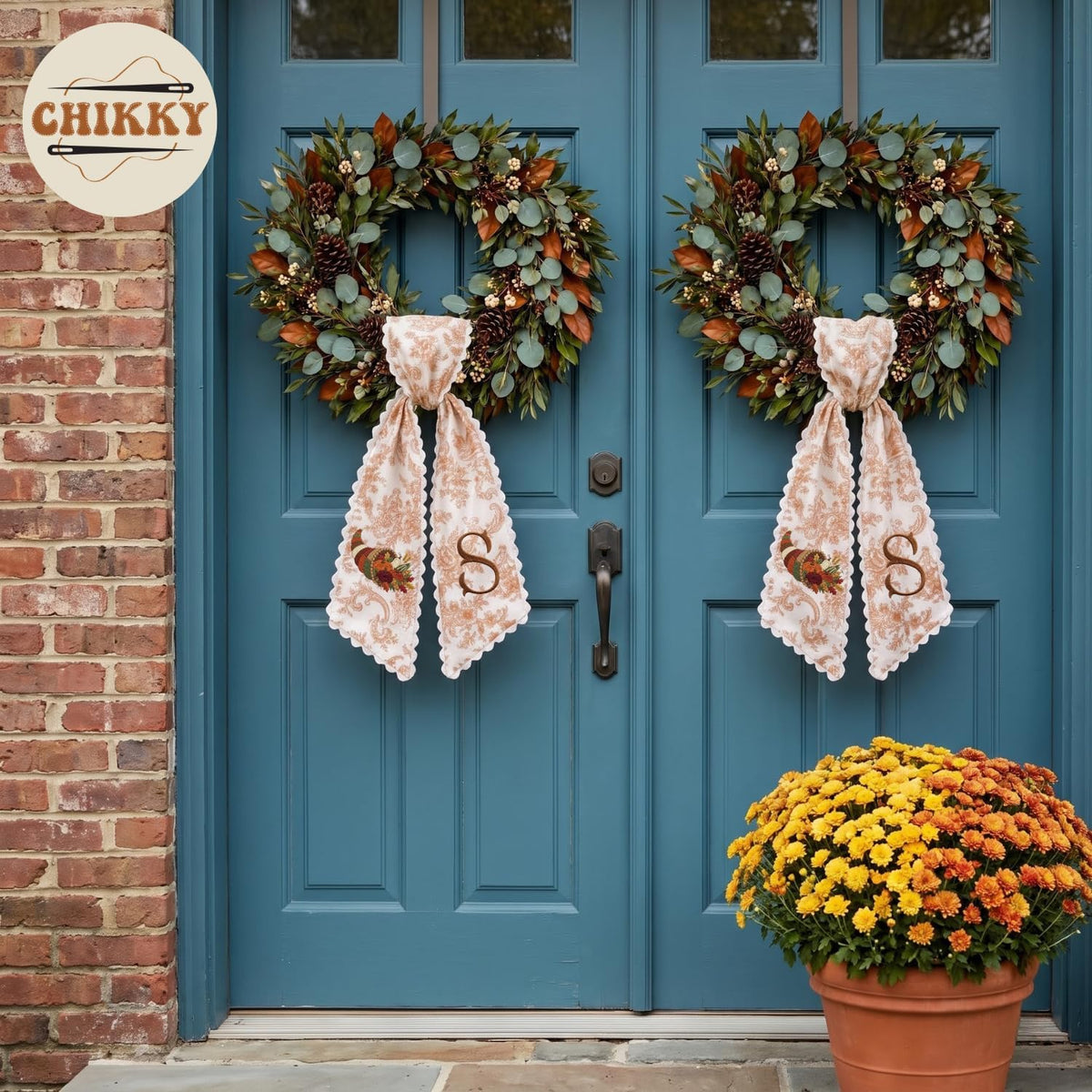 Autumn Personalized Wreath Sash — image 3