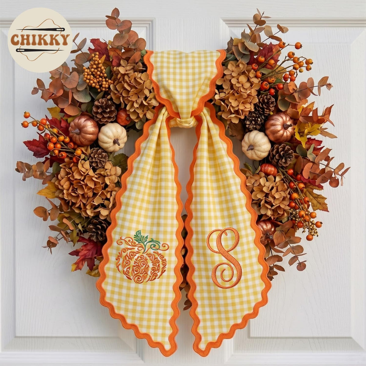 Christmas Personalized Wreath Sash — 20 — image 4