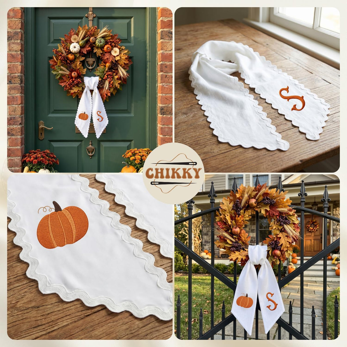 Christmas Personalized Wreath Sash — 22 — image 6