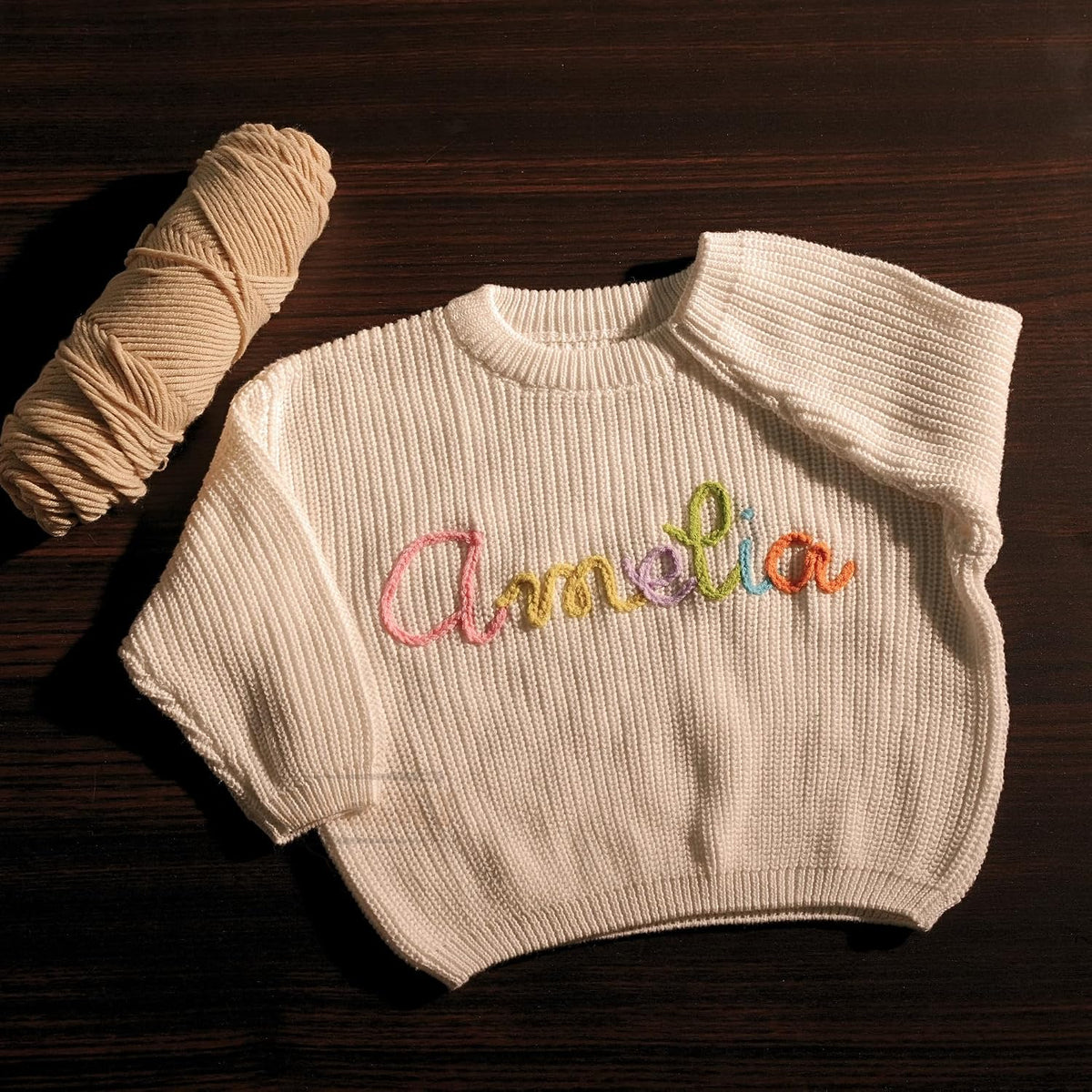 Personalized Baby Name Sweater — image 4