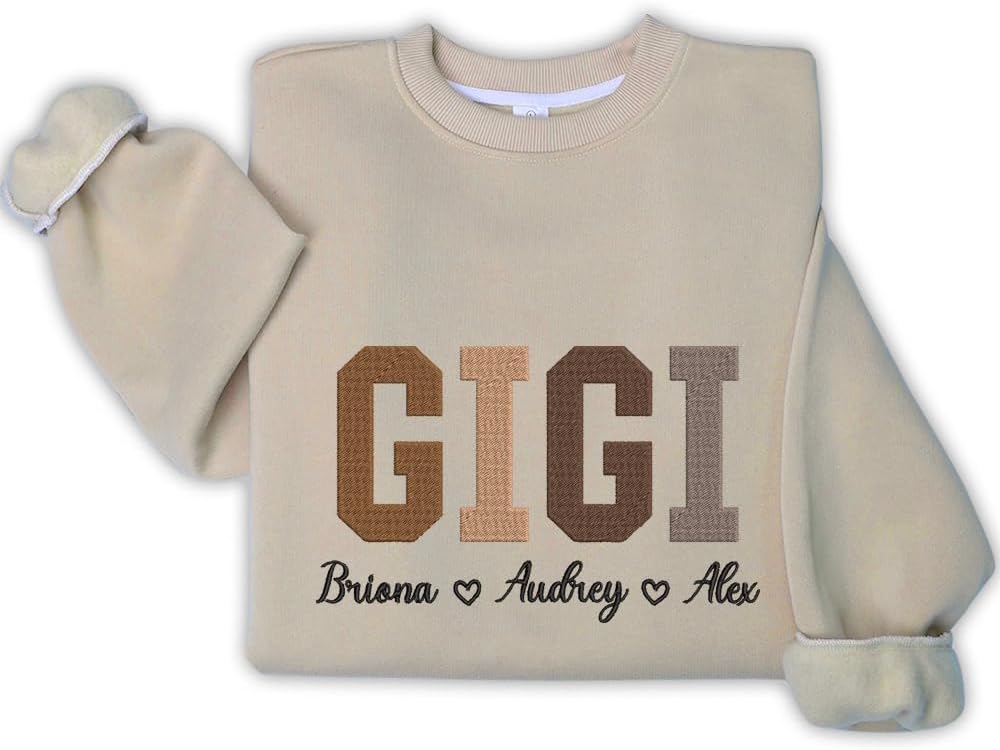 Personalized Embroidered Sweatshirt