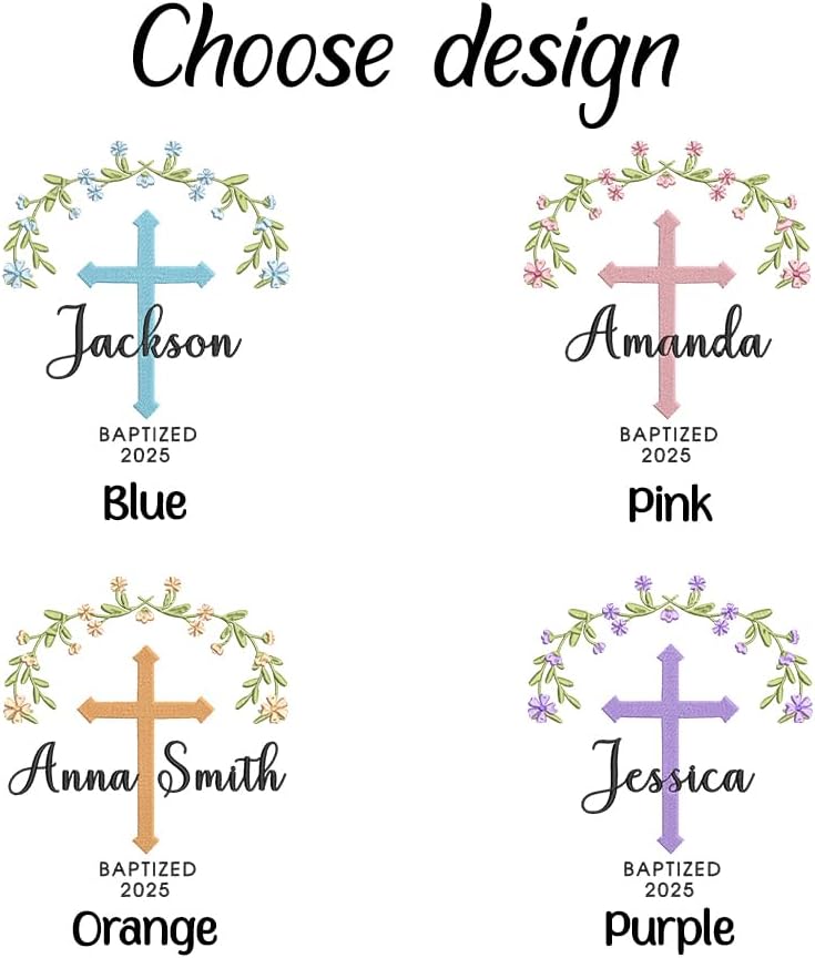 Personalized Embroidered Baby Name Banner — 2 — image 9