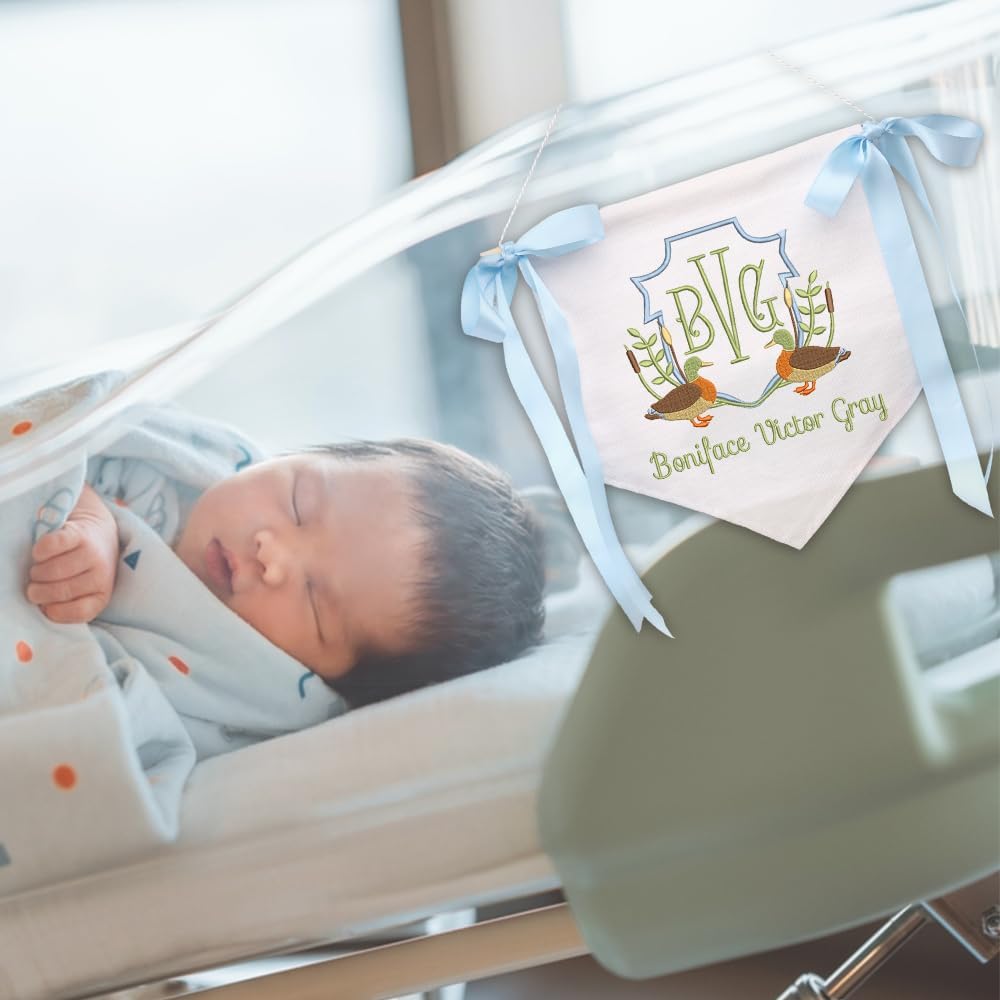 Personalized Embroidered Baby Name Banner — 8 — image 7